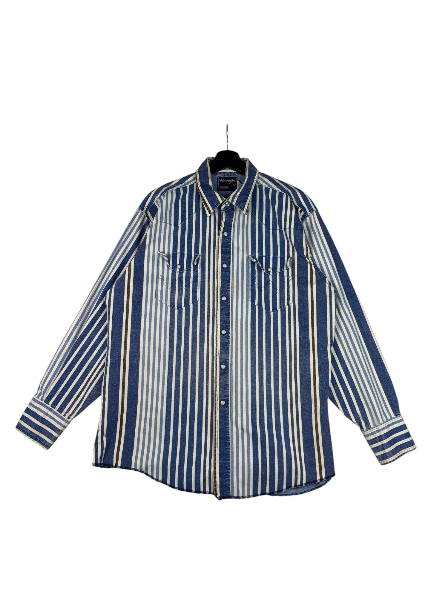 1990s Wrangler Striped Western Shirt