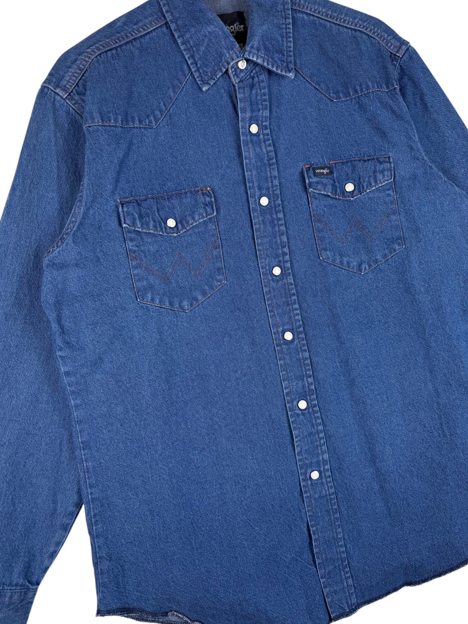2000s Wrangler Western Denim Shirt