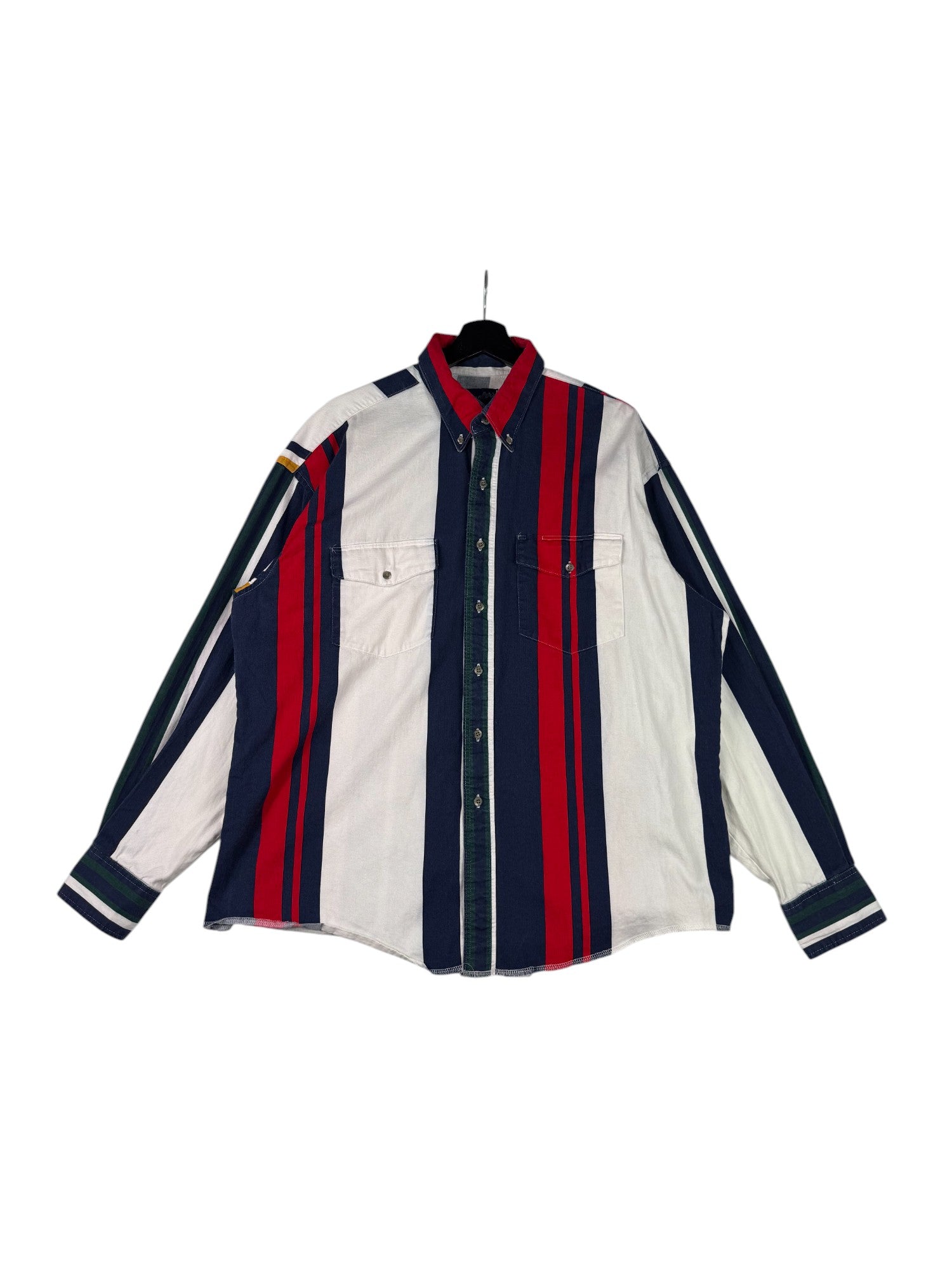 1990s Wrangler Western Striped Shirt