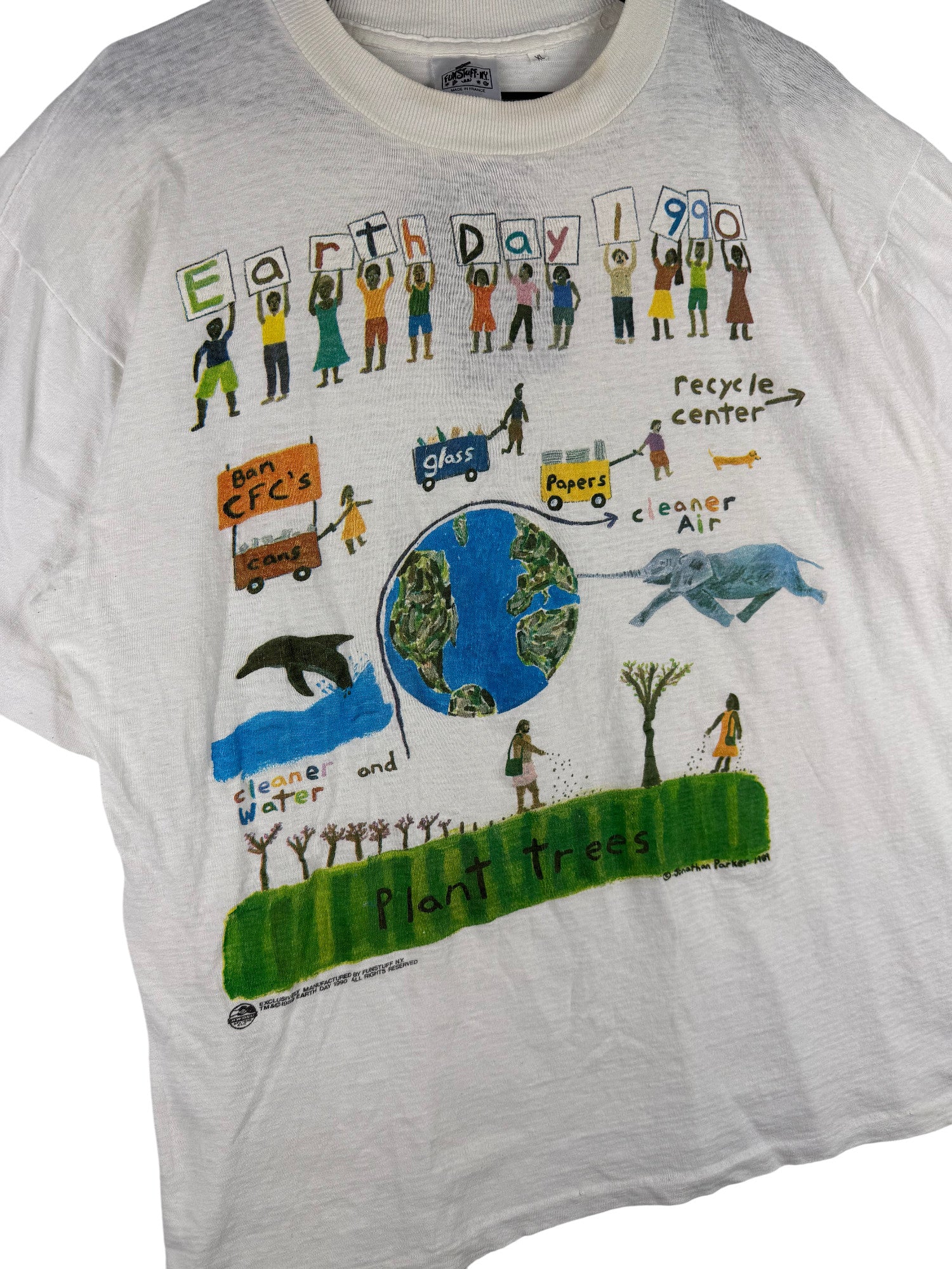 1990s FunStuff NY Earth Day T-Shirt