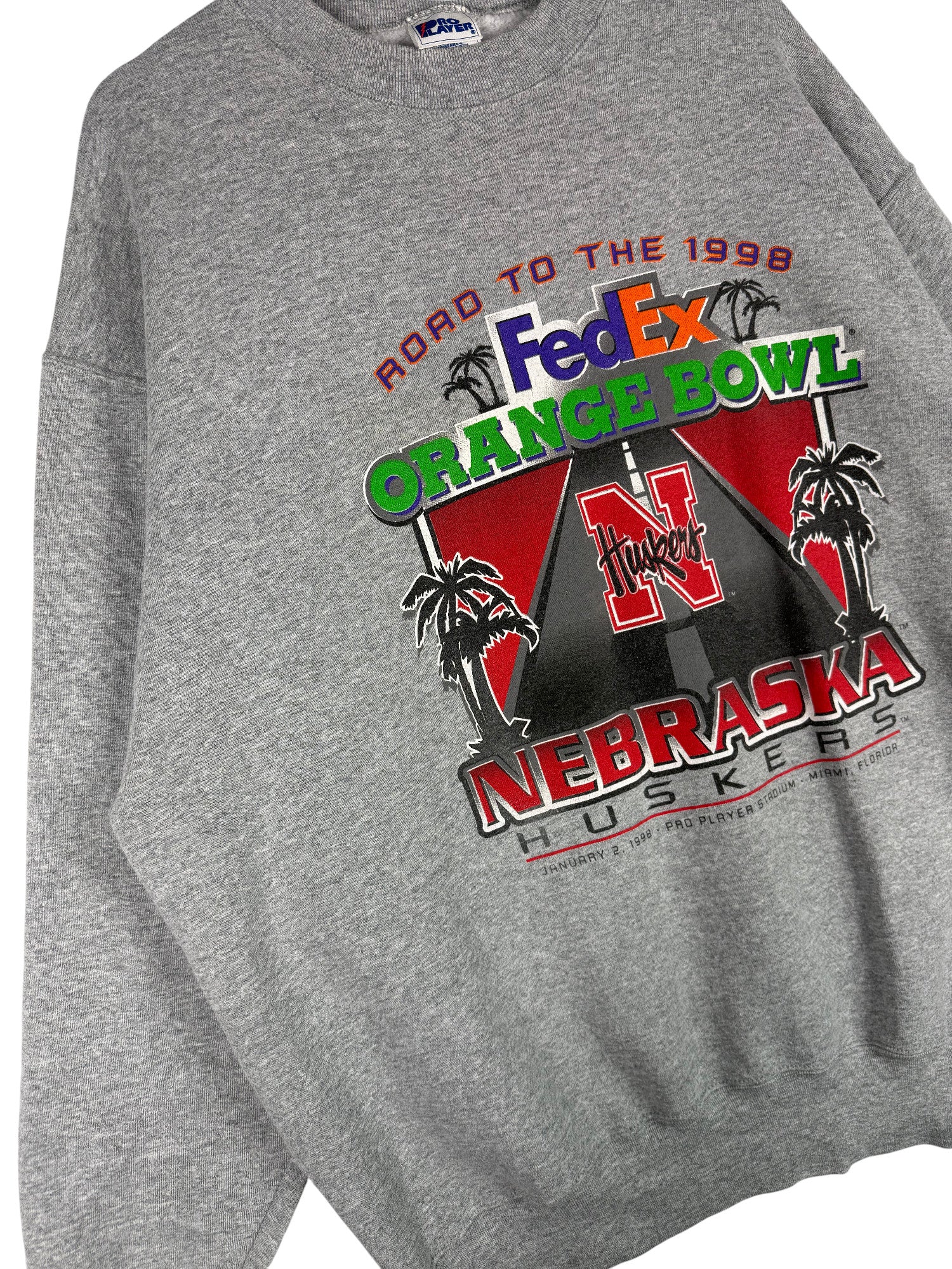 1990s Pro Player Nebraska Sweatshirt