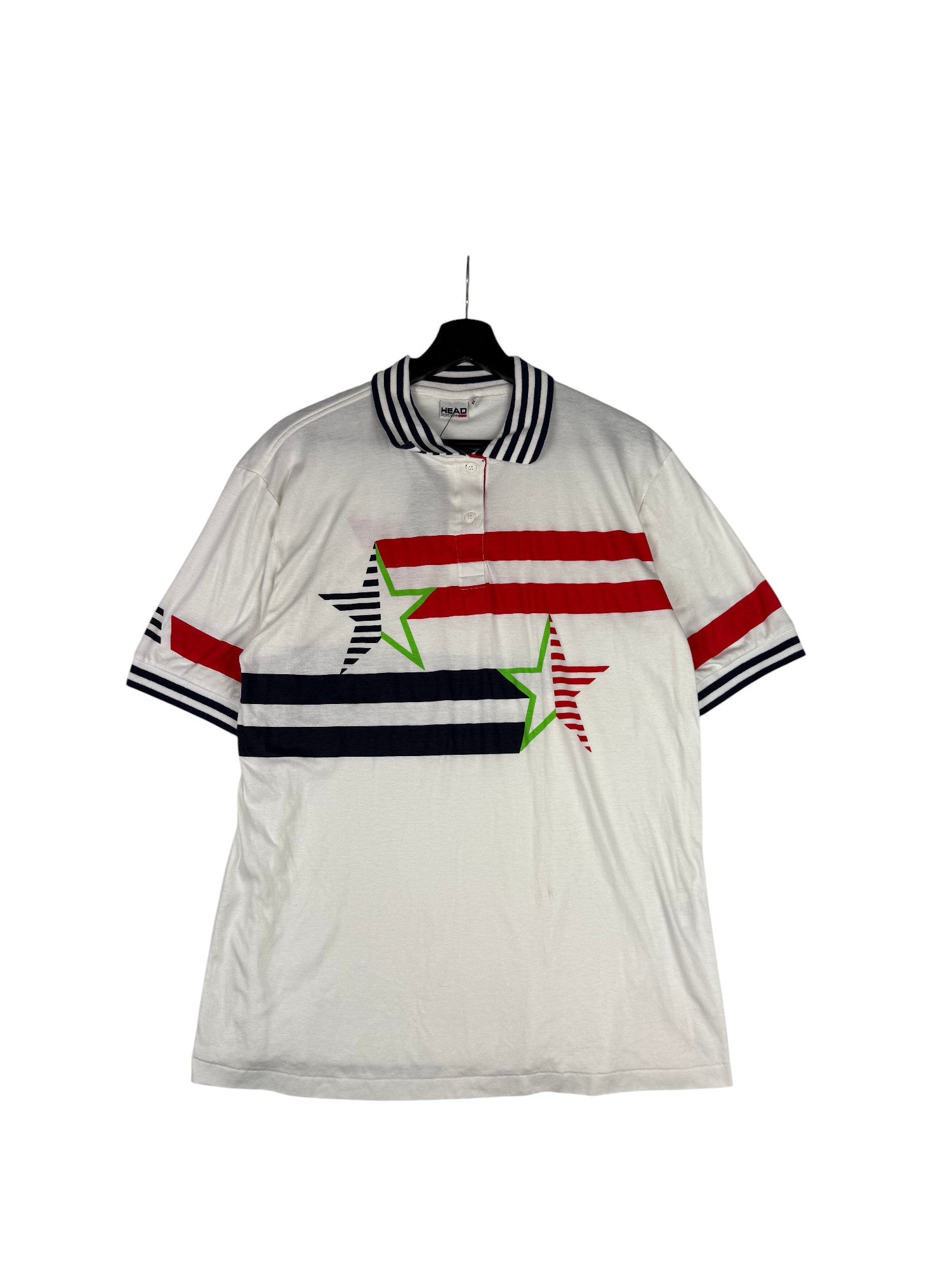 1990s Head Graphic Polo Shirt
