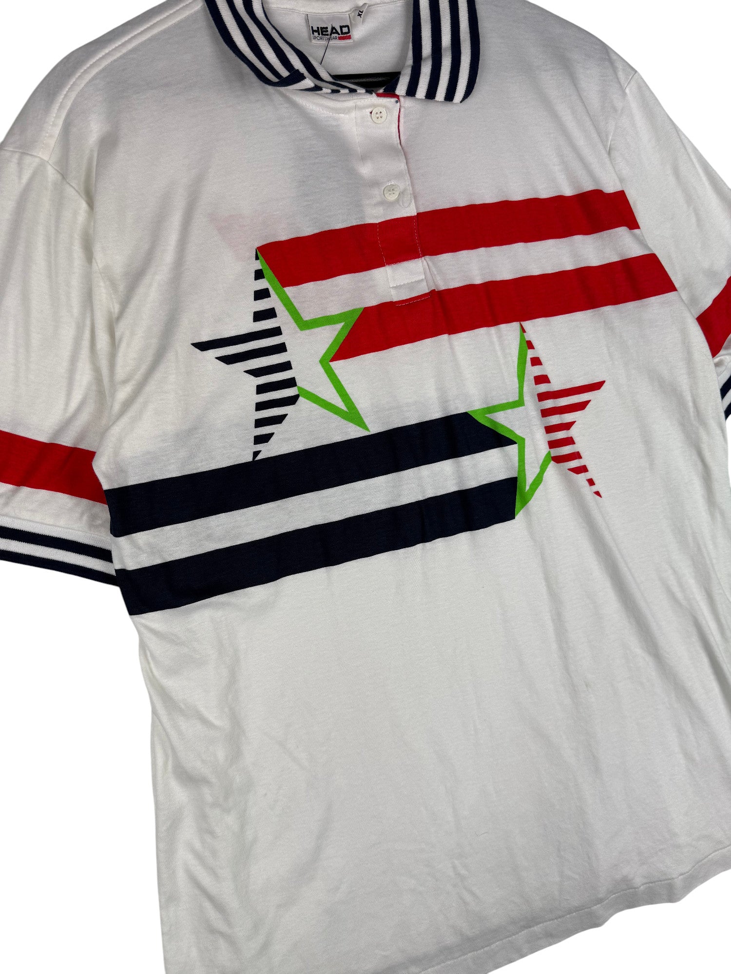 1990s Head Graphic Polo Shirt