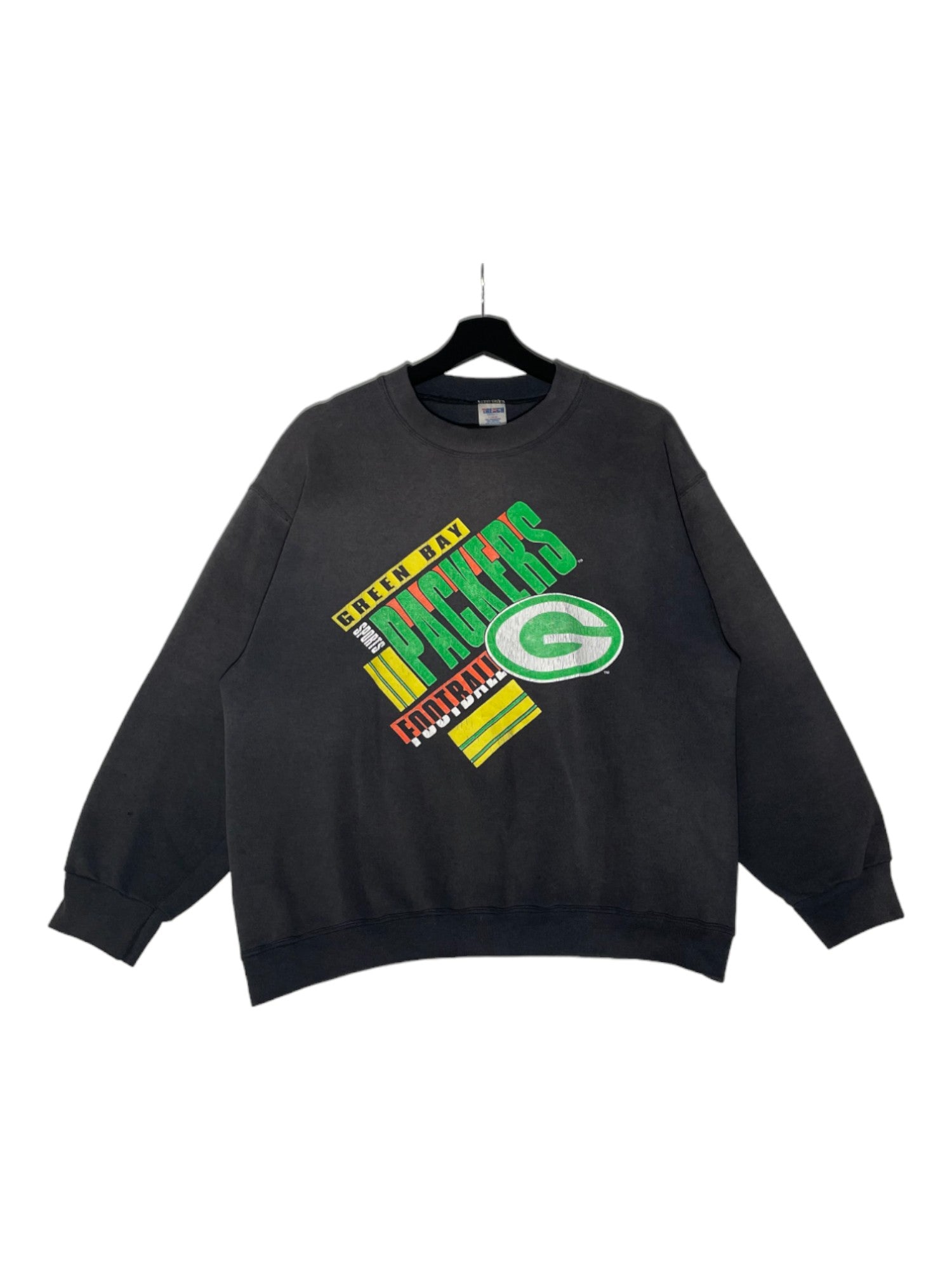 1990s Trench Green Bay Packers Sweatshirt