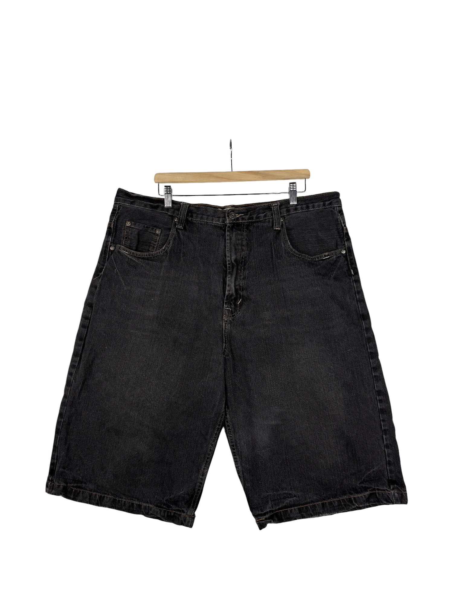 Y2K Embroidered Denim Shorts
