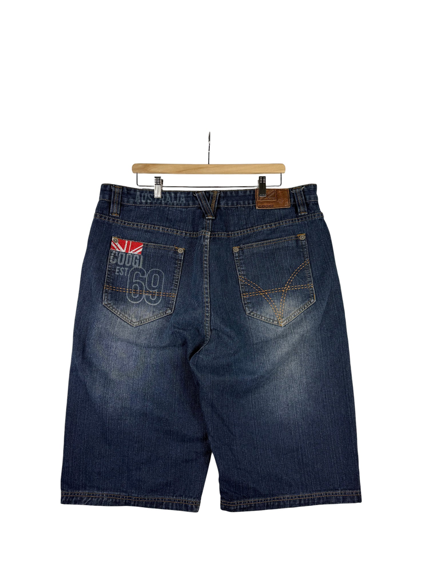 2000s Coogi Embroidered Denim Shorts