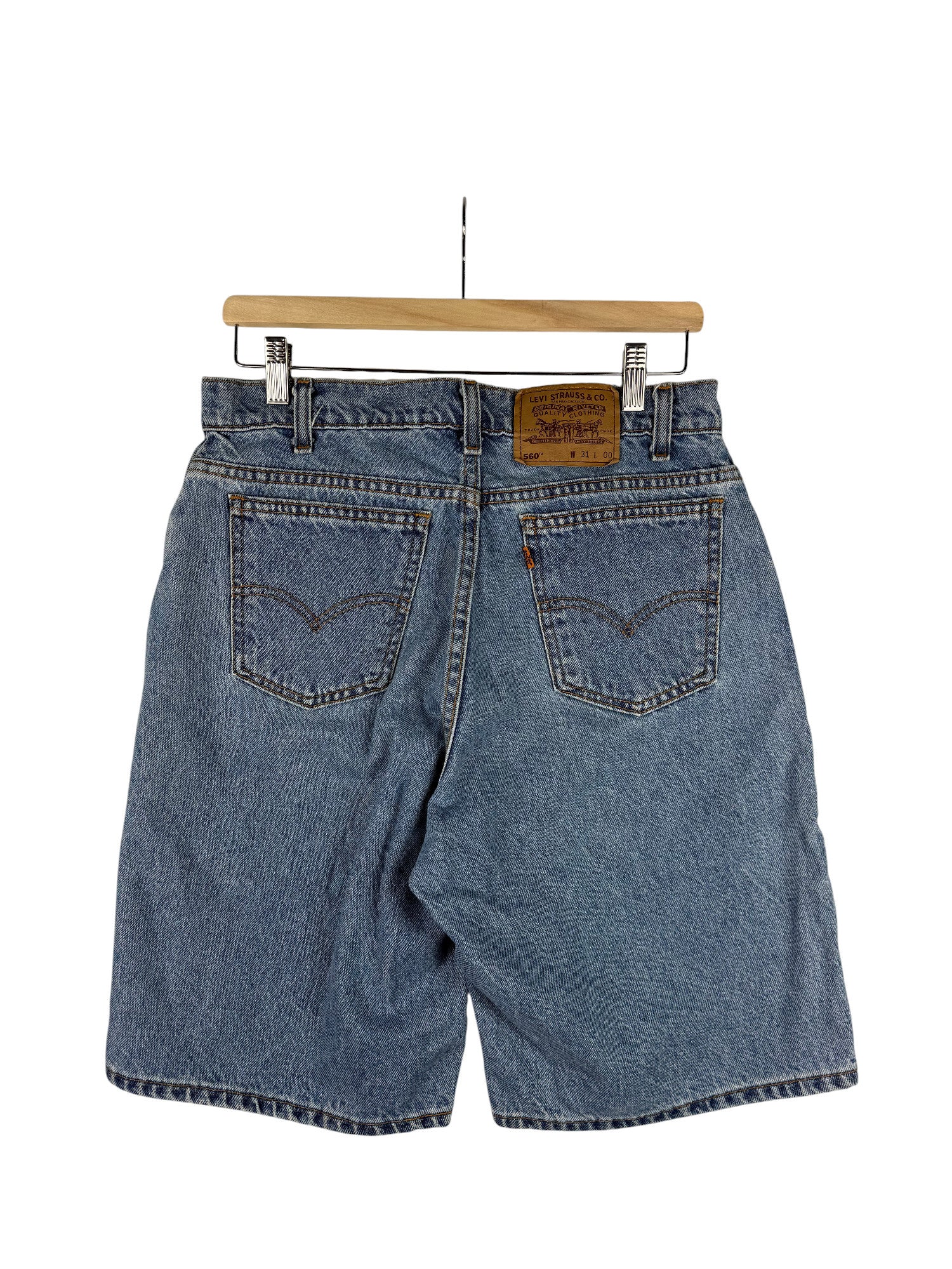 1990s Levi's 560 Denim Shorts