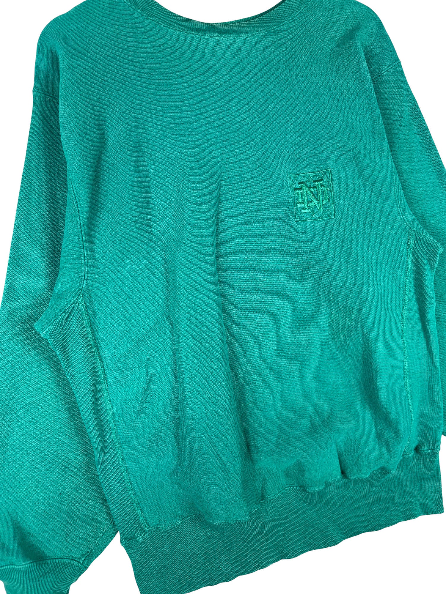 Notre Dame 90' reverse weave Crewneck