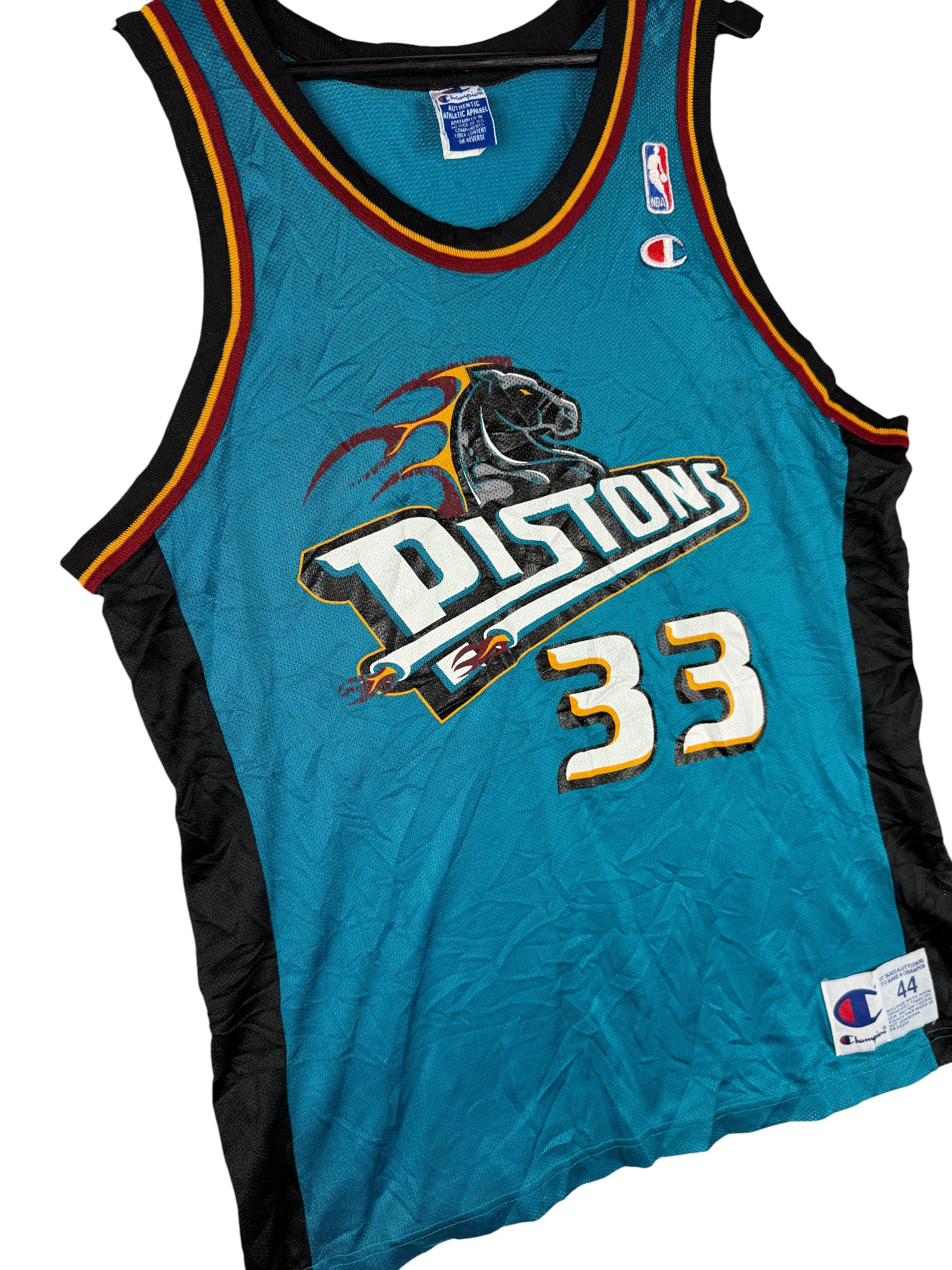 1990s Champion Pistons Jersey