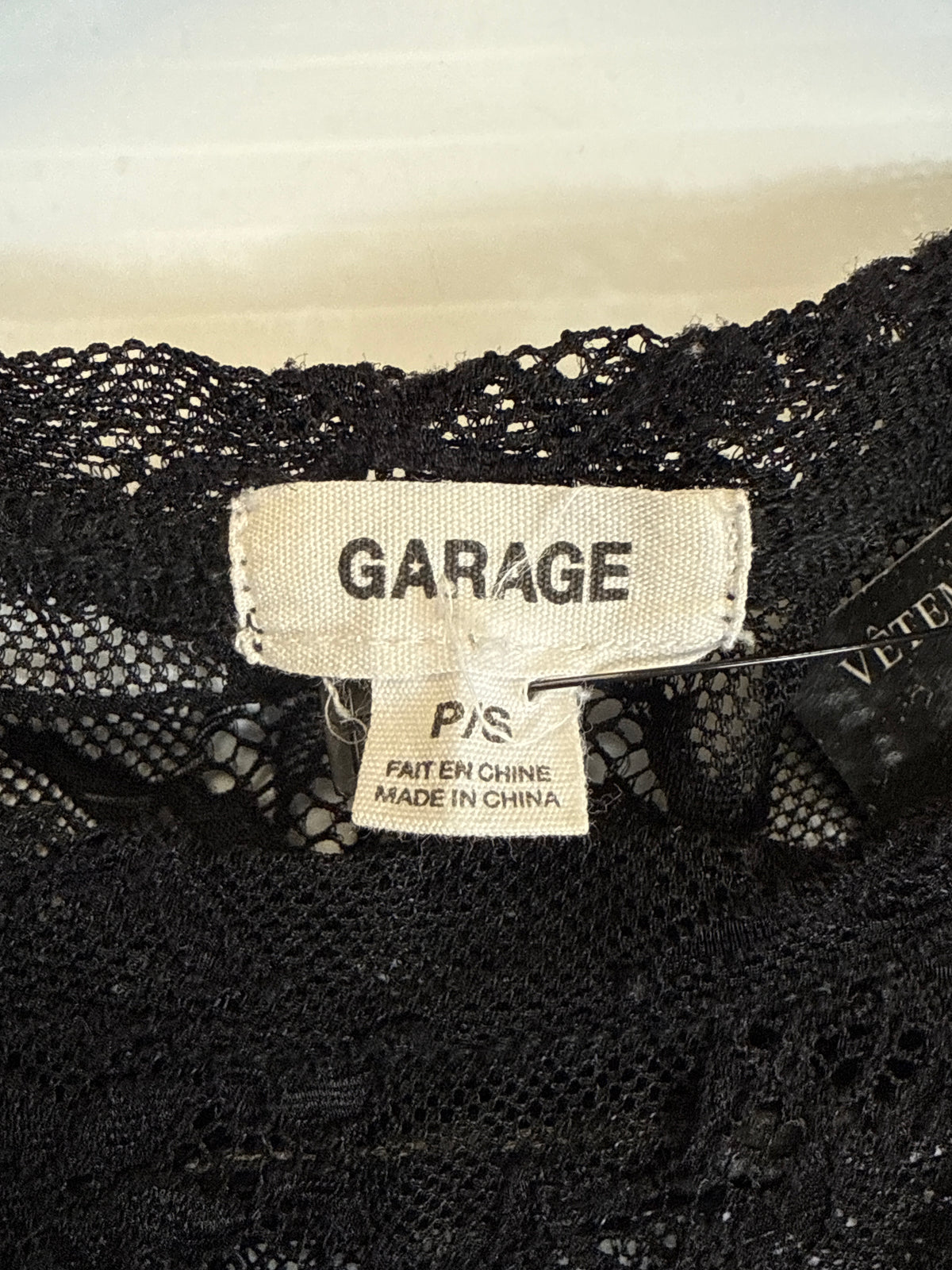 Crop Top Garage Black