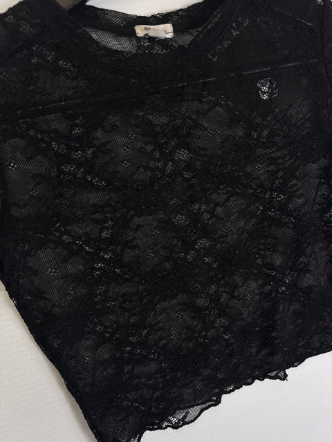 Crop Top Garage Black