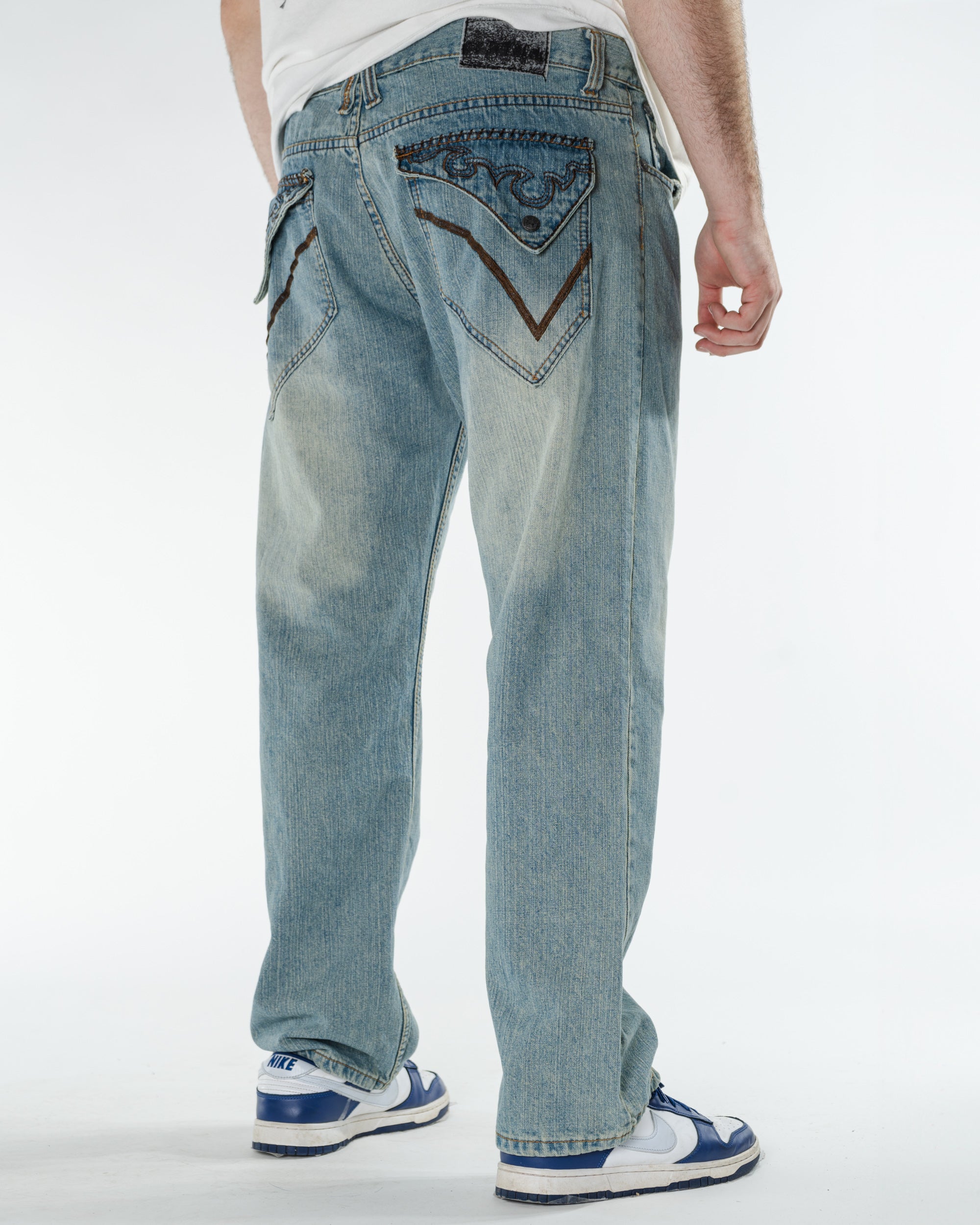 Y2K NBN Gear Baggy Jeans