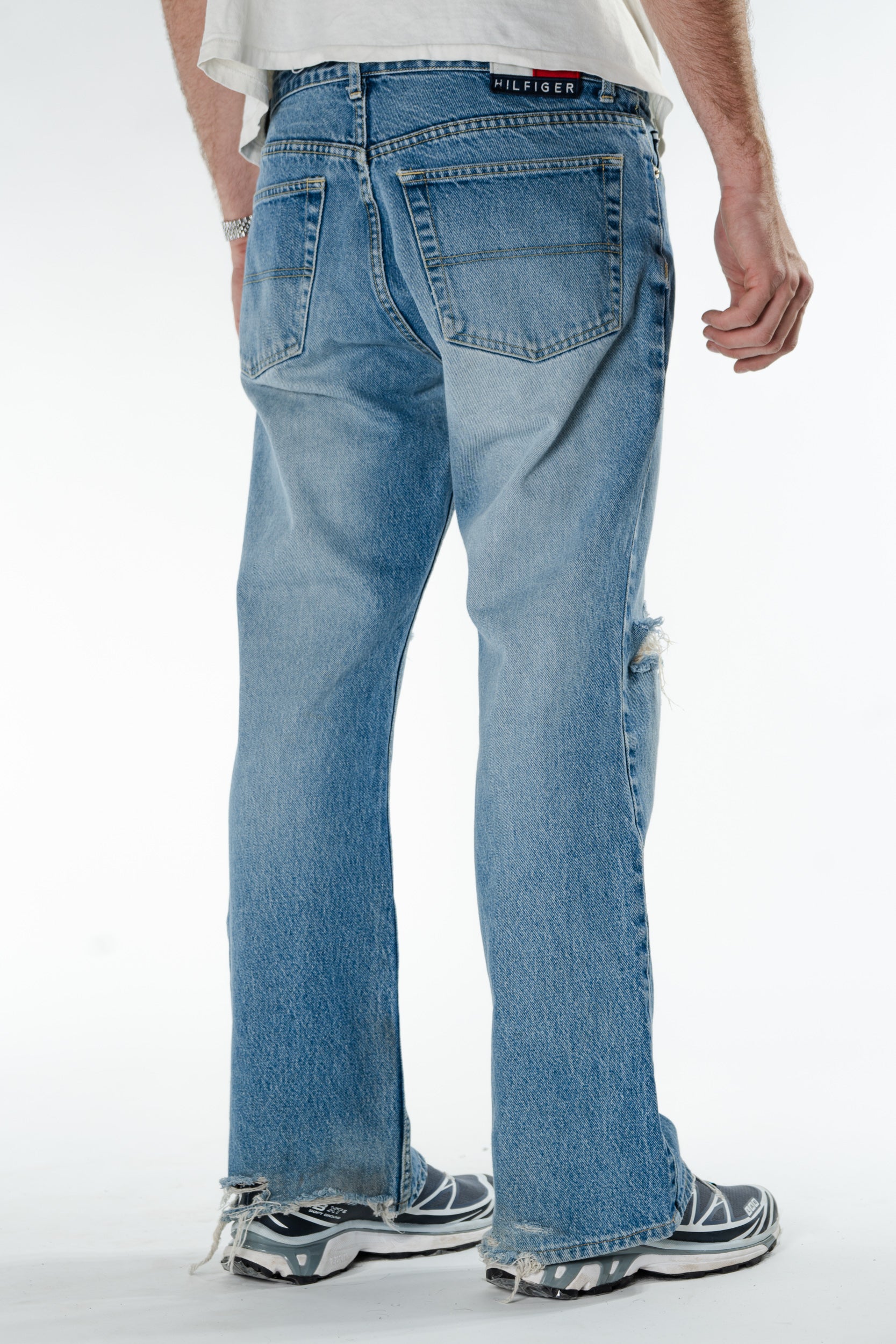 1990s Tommy Hilfiger Distressed Jeans